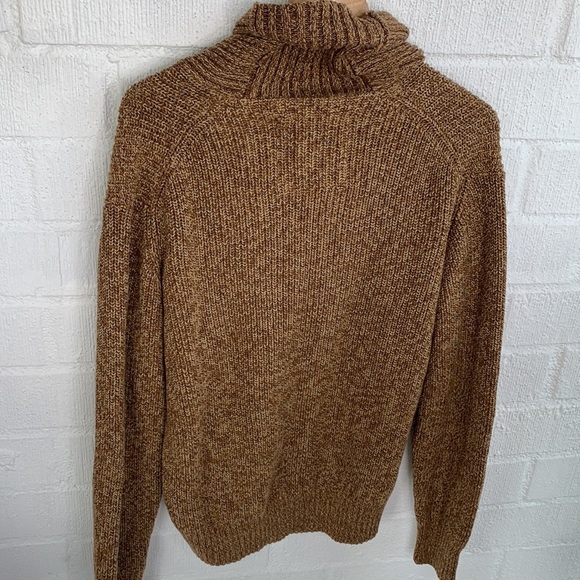 H&M Thick Mock Neck Cotton Long Sleeve Knit Sweater sz L - Picture 5 of 5
